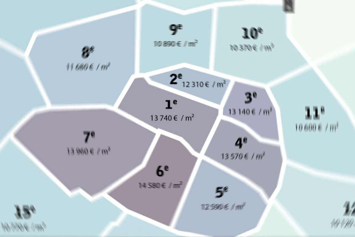 carte des prix paris