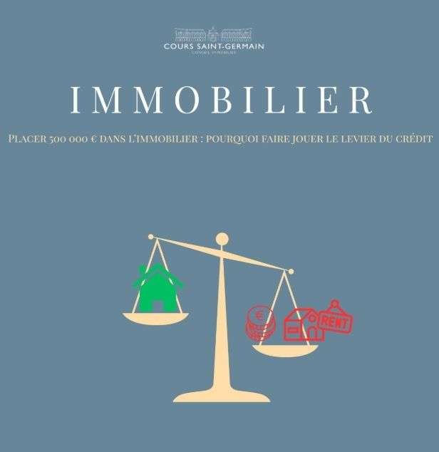investir 500000 euros immobilier levier credi
