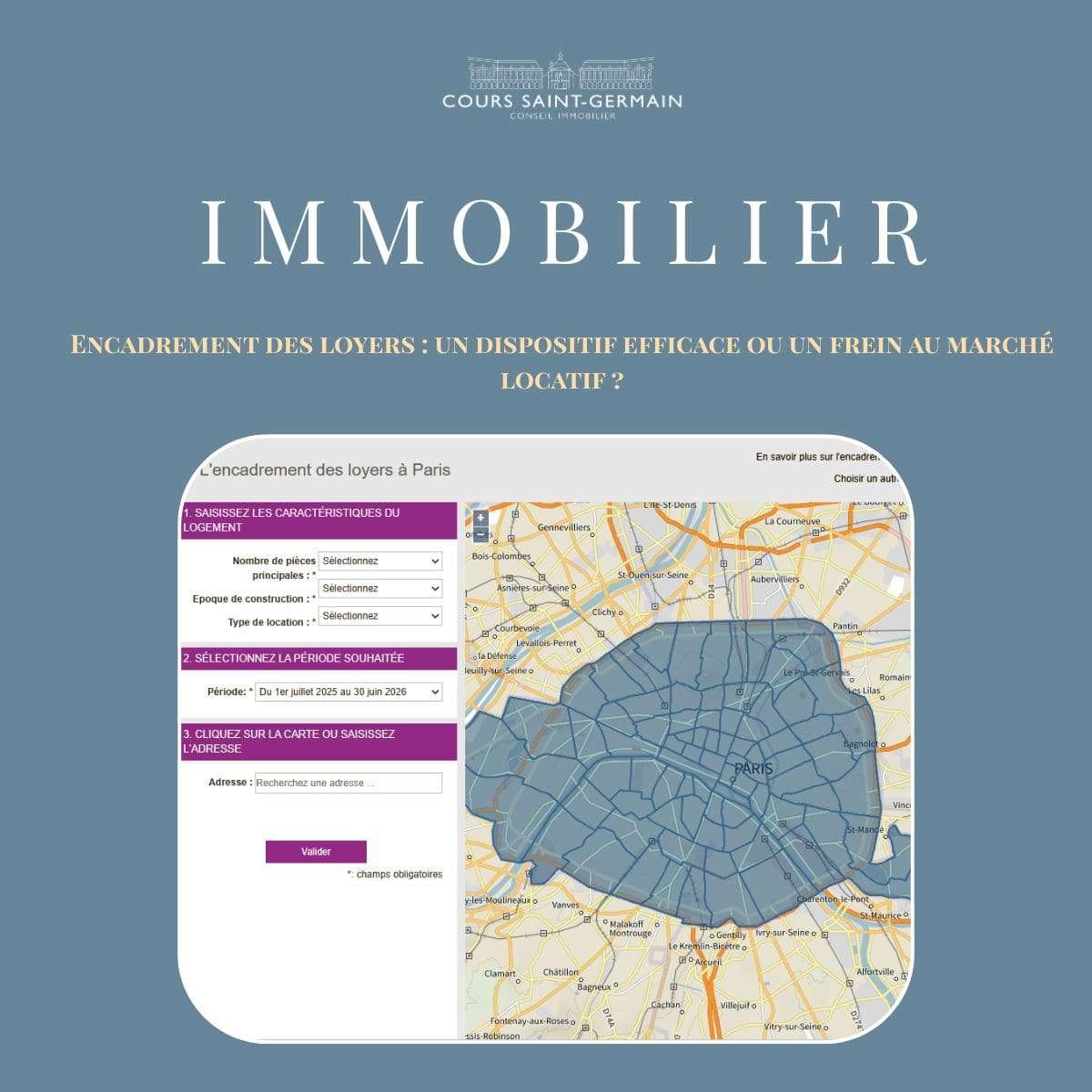 Marché locatif parisien soumis à l’encadrement des loyers avec analyse des impacts pour propriétaires et locataires.